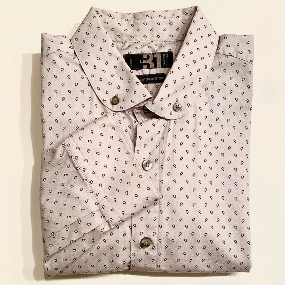 👔 NEW Simons Paisley Dress Shirt